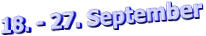 18. - 27. September